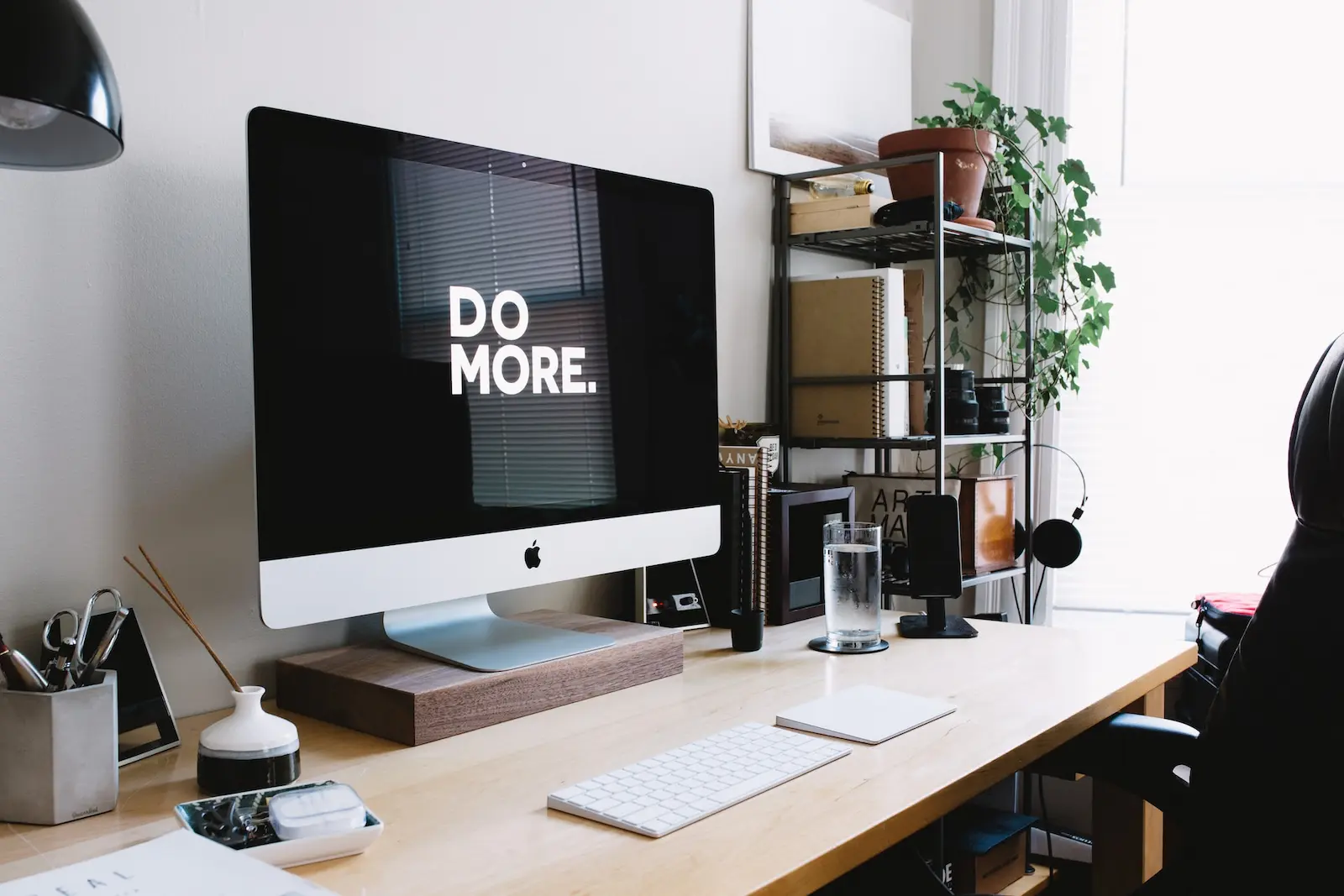 Ergonomic Monitor on a desk