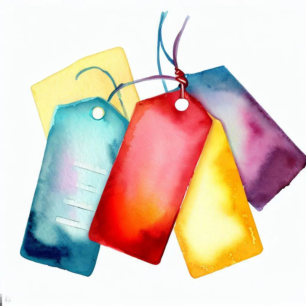 Price Tags - Watercolor