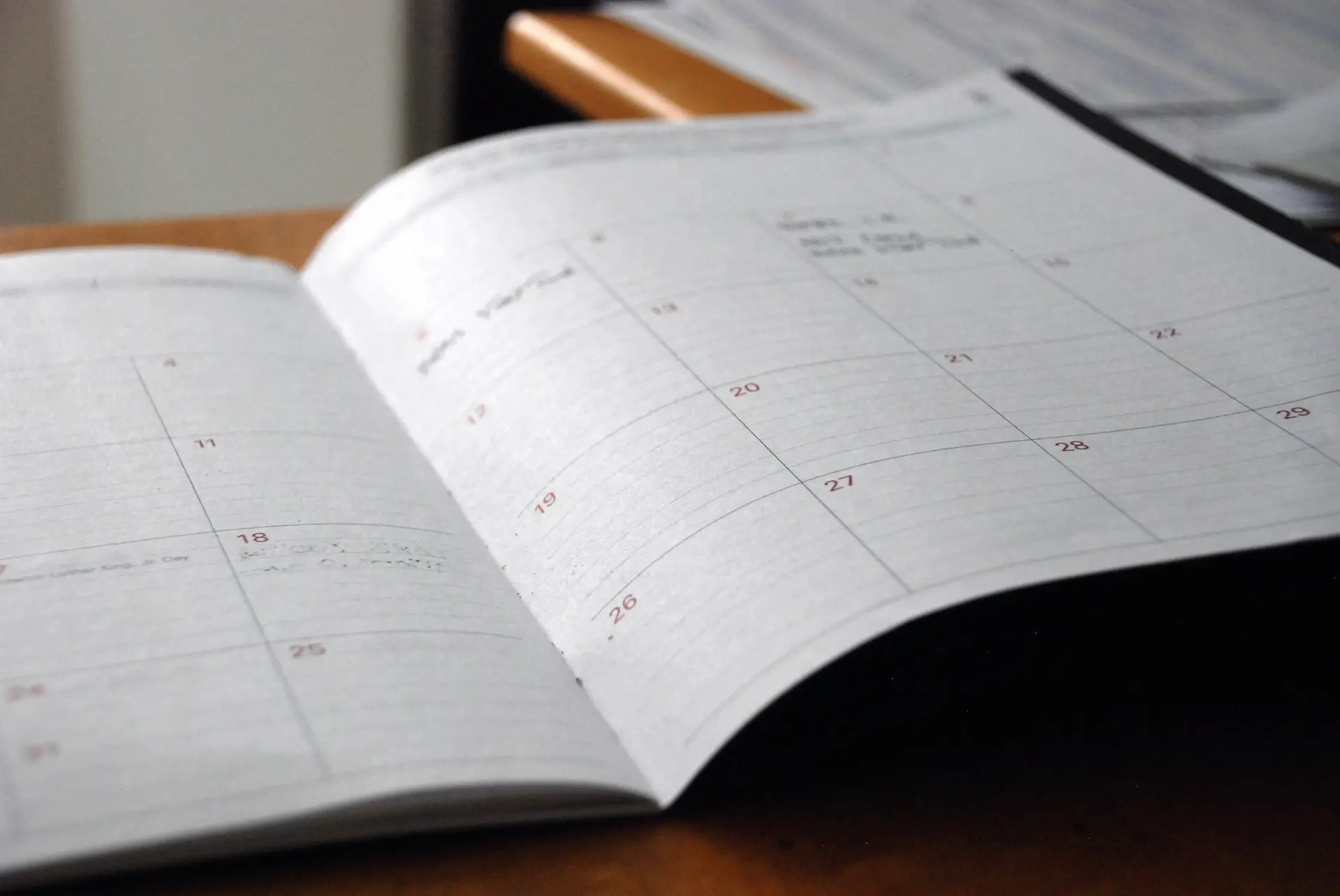Paper calendar